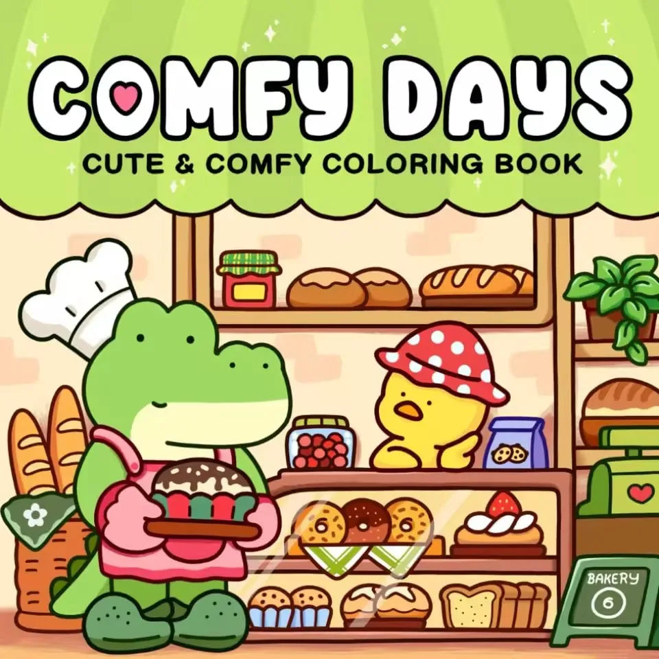 Cozy Japan: Cute Coloring Book for Adults and Teens with Charming Characters and Delightful Japanese Scenes for Relaxation