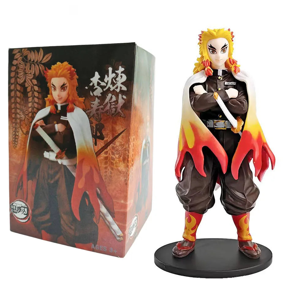 Anime Demon Slayer Kimetsu no Yaiba Figure Kamado Tanjirou Action Figure Agatsuma Zenitsu Nezuko Warrior PVC Model Toys