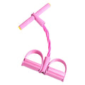 Home Fitness Equipment: 4-Tube Resistance Bands Yoga Pedal Puller for Stretching and Exercise, Leg Muscle Strengthening Tool