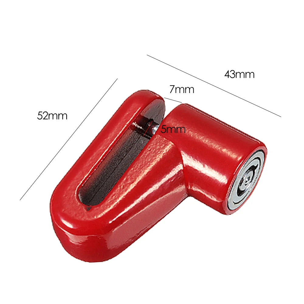 Antitheft Steel Wire Lock Disc Brakes Wheel Locker Replacement for Xiaomi Mijia M365 Electric Scooter