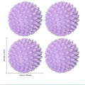 4Pcs PVC Dryer Ball Reusable Laundry Ball Washing Machine Drying Fabric Softener Ball for Home Clothe Cleaning Tool Accessrices