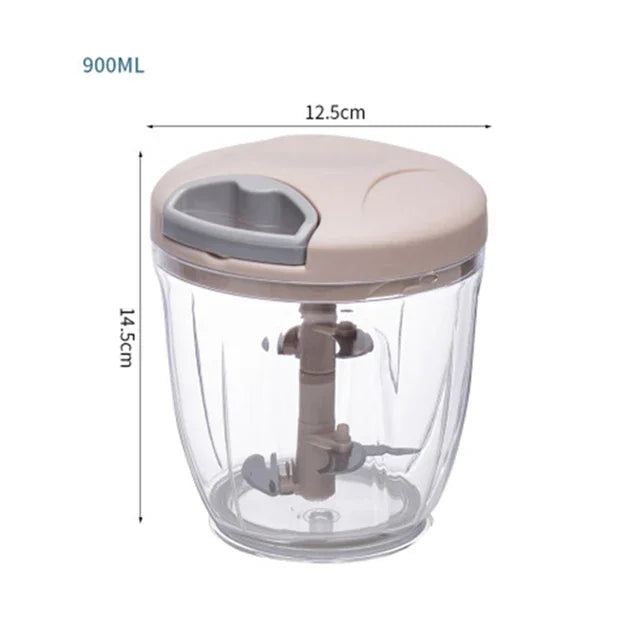 Kitchen Householde Manual Garlic Press Multi-function Grinding Chopper Food Vegetables Cutter Meat Kitchen Gadgets Masher Tool