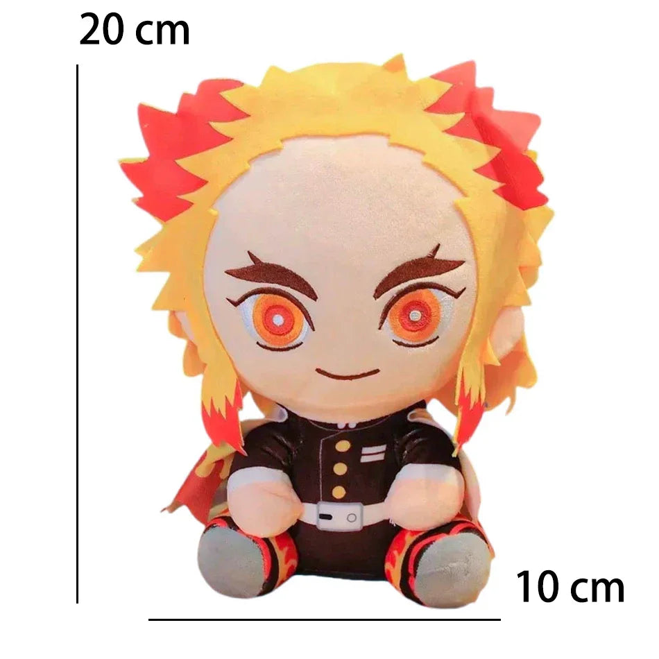 @20cm Hot Japan Demon Slayer Plush Dolls Lovely Anime Kimetsu No Yaiba Kamado Tanjirou Nezuko Zenitsu Kyoujurou Toys Kids Gifts
