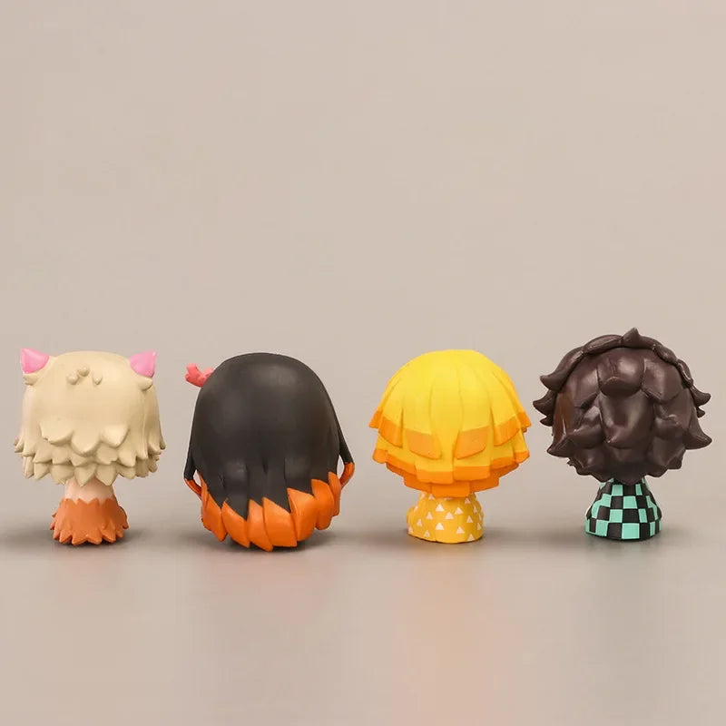 Demon Slayer Action Figure Kimetsu No Yaiba Kamado Tanjirou Nezuko Agatsuma Zenitsu Action Figure Anime Model Statue Toys Gifts