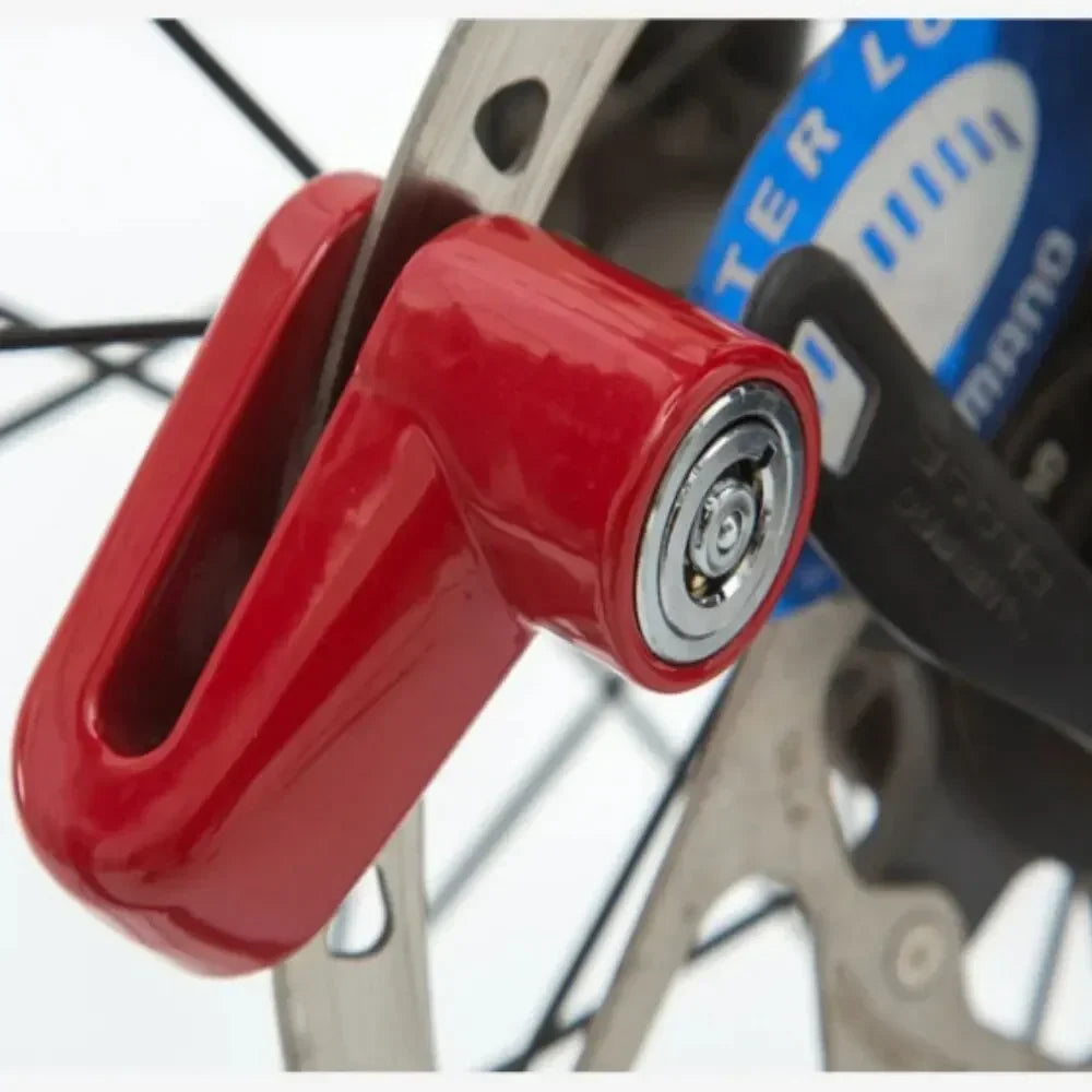 Anti-theft Lock Electric Scooter Disc Brake Lock with Steel Wire Bicycle Mountain Bike Motorcycle Disc Lock Safety Theft Protect
