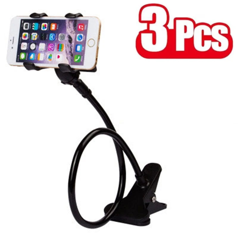 Adjustable Long Arm Phone Stand | Universal Bedside Desk Mount Holder | Fits for iPhone Samsung Xiaomi Huawei All Models