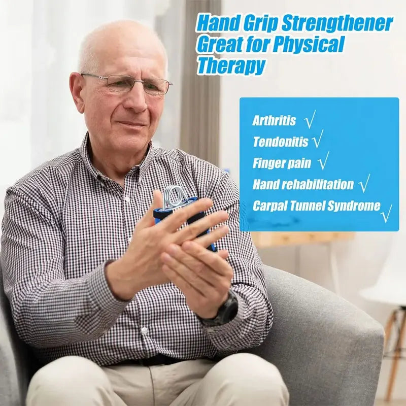 Spring Hand Grip Finger Strength Trainer A-shaped Foam Wrist Grippers Carpal Expander Hand Arm Muscle Exercise Heavy Gym Tool