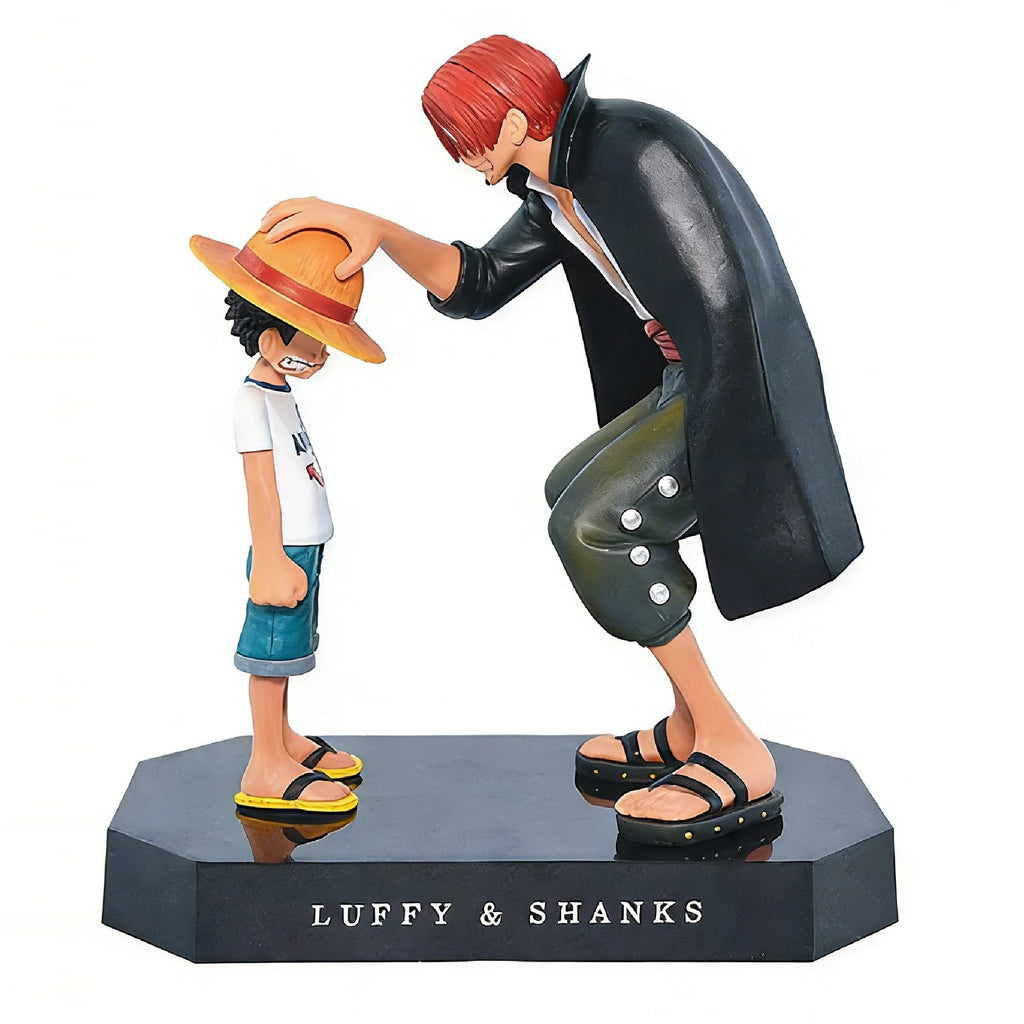 18cm One Piece Anime Figure Four Emperors Shanks Straw Hat Luffy Action Figure One Piece Sabo Ace Sanji Roronoa Zoro Figurine