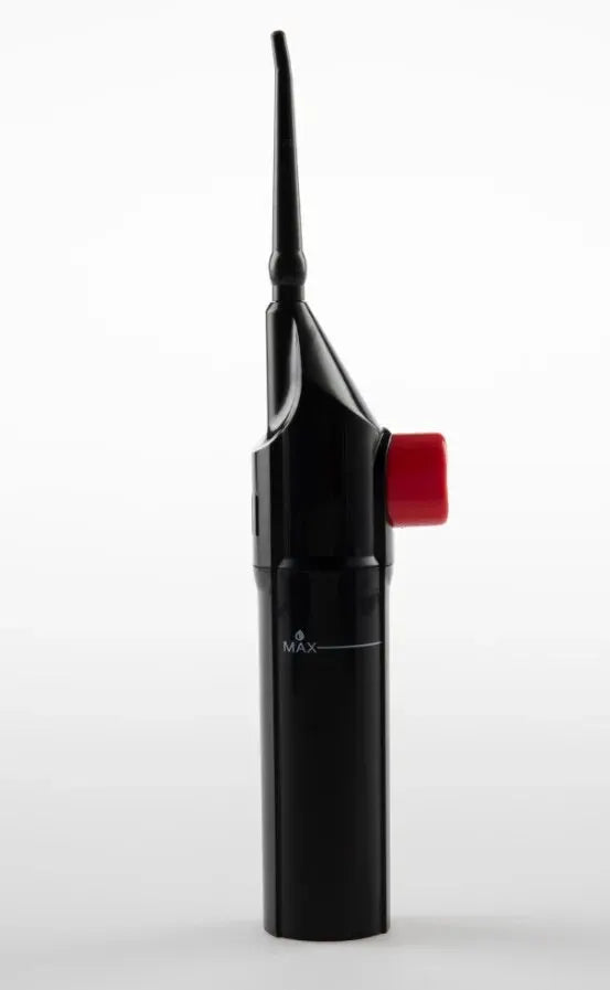 1PC High-Pressure Oral Irrigator - Portable Water Flosser, Manual Toothpick Style, Deep Cleans Gums & Teethn