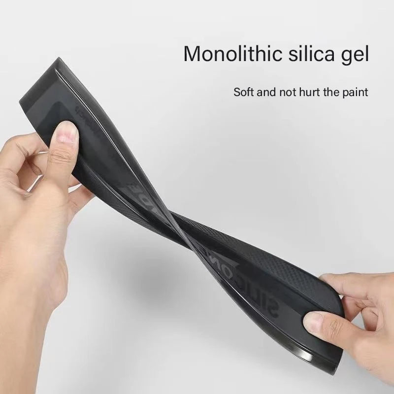 Soft Silicone Handy Squeegee Non-Scratch No Noise No Damage Paint Car Wrap Tools Supplies for Water Window Wiper Drying Blade