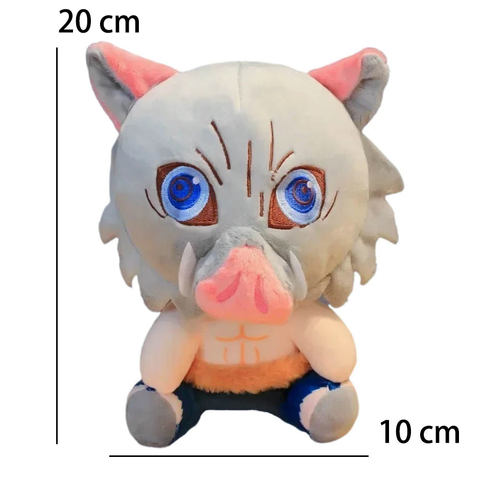 @20cm Hot Japan Demon Slayer Plush Dolls Lovely Anime Kimetsu No Yaiba Kamado Tanjirou Nezuko Zenitsu Kyoujurou Toys Kids Gifts