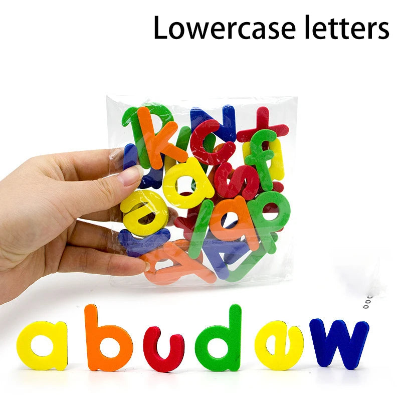 Colorful Fridge Magnets Stickers For Kids Children Letter Number Symbol Refrigerator Early Education Blackboard Magnet Stickers