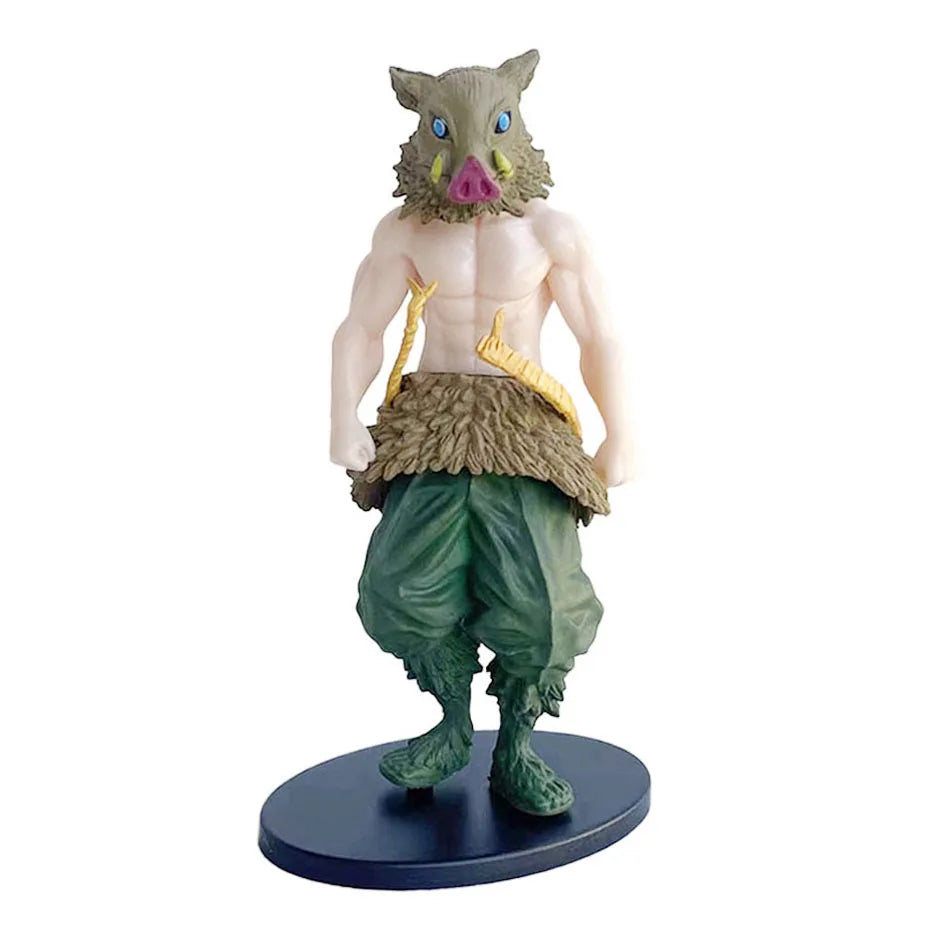 Demon Slayer Anime Action Figure - Kamado Tanjirou with Agatsuma Zenitsu And Nezuko PVC Model Toys Kimetsu No Yaiba Warriors