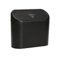 Hanging Car Trash Bin -Space-Saving Vehicle Garbage Can with Press-Open Lid - Durable Plastic Storage Box for Auto Organization