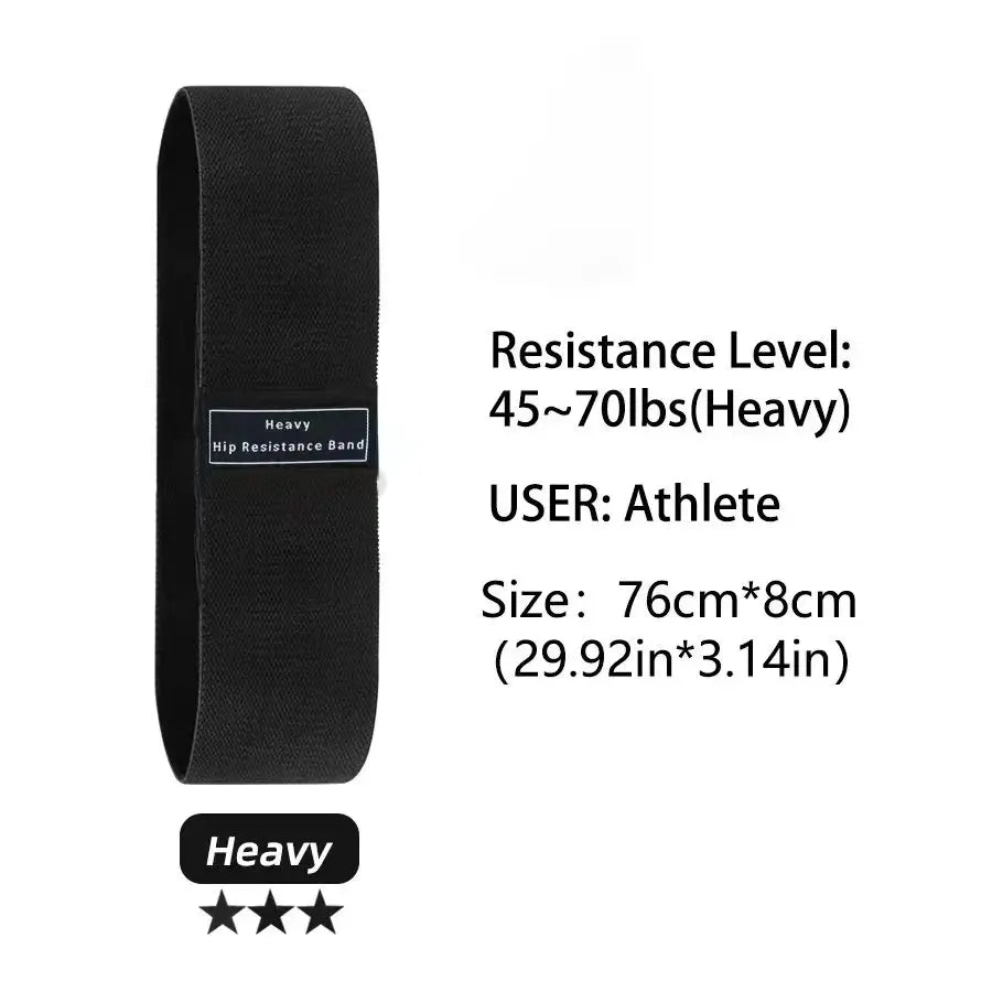 Basic Fabric Resistance Bands, Hip Glute Thigh Workout Loop Bands for Squats Yoga Gym Fitness