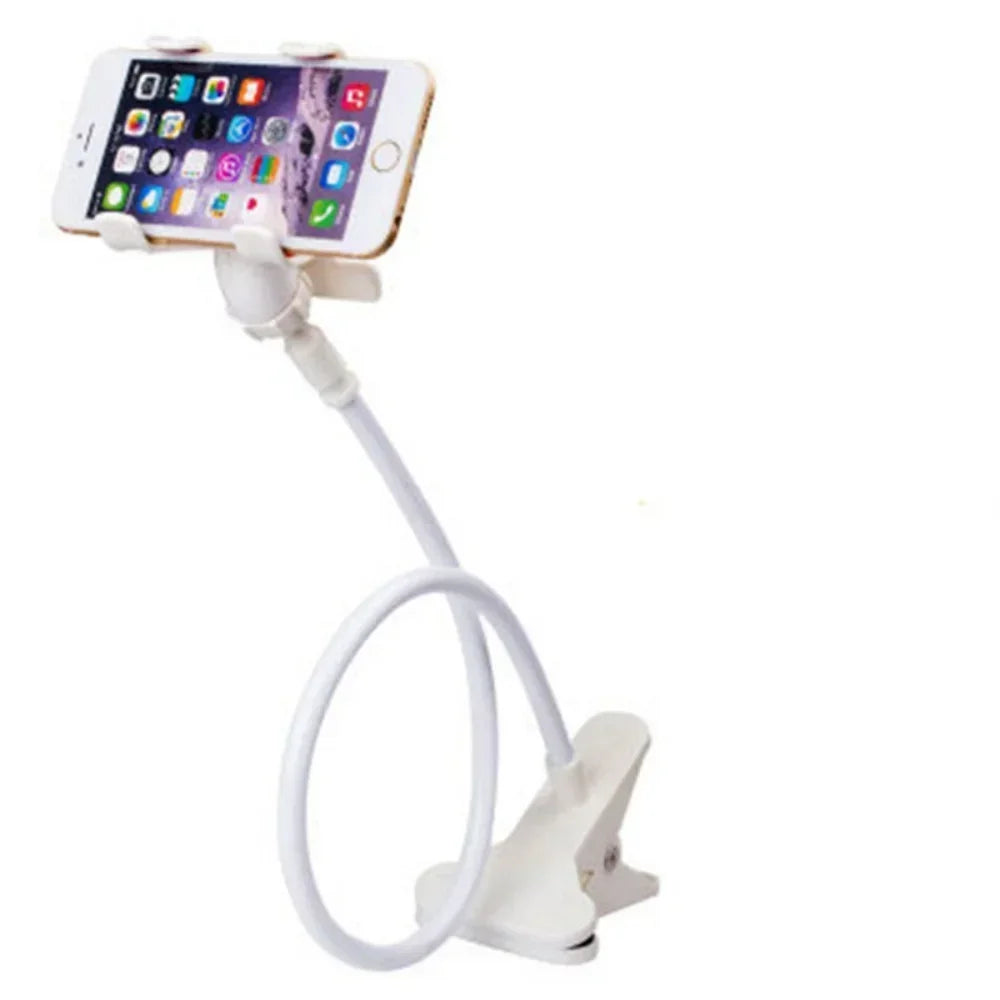 Adjustable Long Arm Phone Stand | Universal Bedside Desk Mount Holder | Fits for iPhone Samsung Xiaomi Huawei All Models