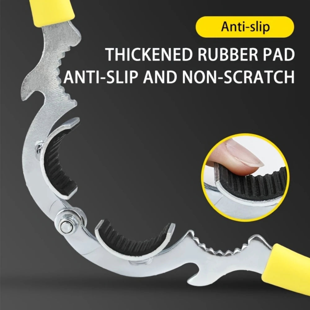 Multifunctional faucet aerator wrench, sink spout tool, non-slip handle, for filter removal, essential for home repairs