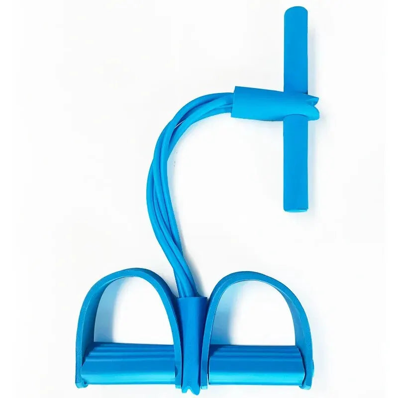 4-Level Resistance Band Tensioner with Non-Slip Handles - Home Fitness Equipment for Abdominal Muscle Training Yoga Abdominal