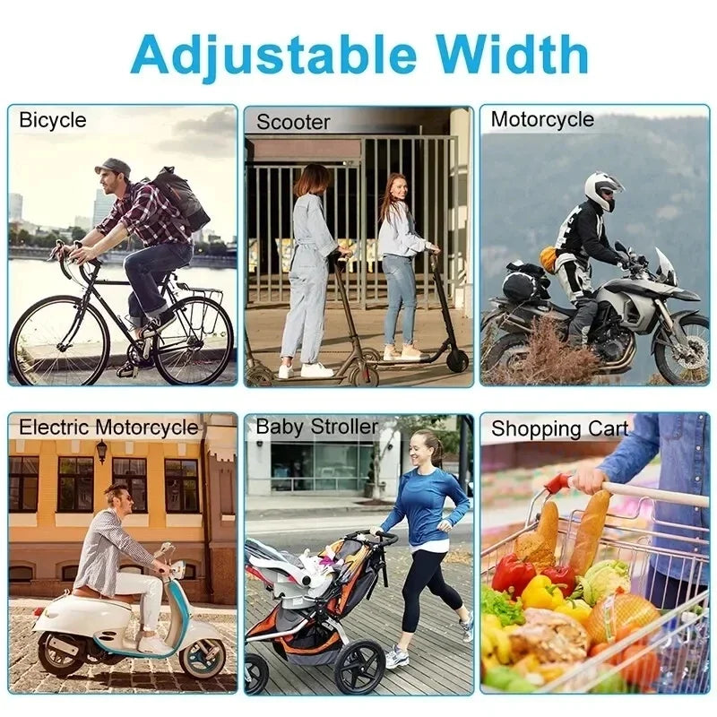 360° Rotation Bicycle Phone Holder Motorcycle Handlebar Cell Phone Mount Scooter Bike Motorcycle Stand Bracket For iPhone Xiaomi