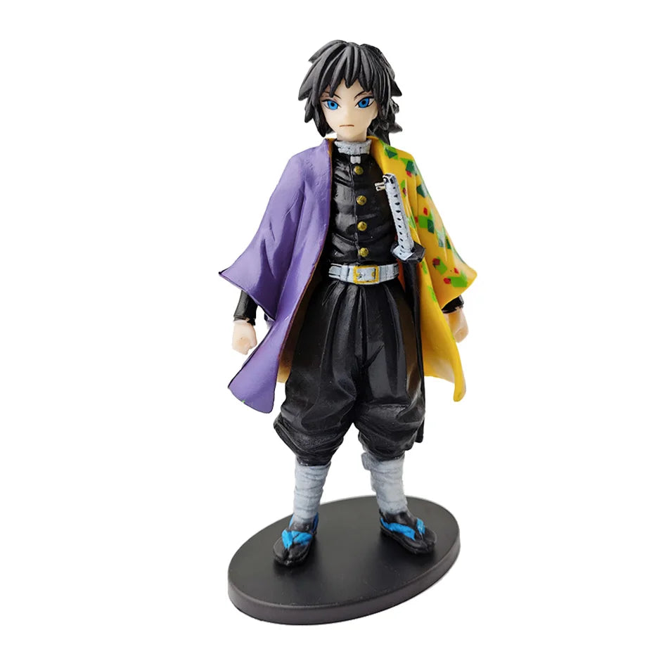 Anime Demon Slayer Kimetsu no Yaiba Figure Kamado Tanjirou Action Figure Agatsuma Zenitsu Nezuko Warrior PVC Model Toys