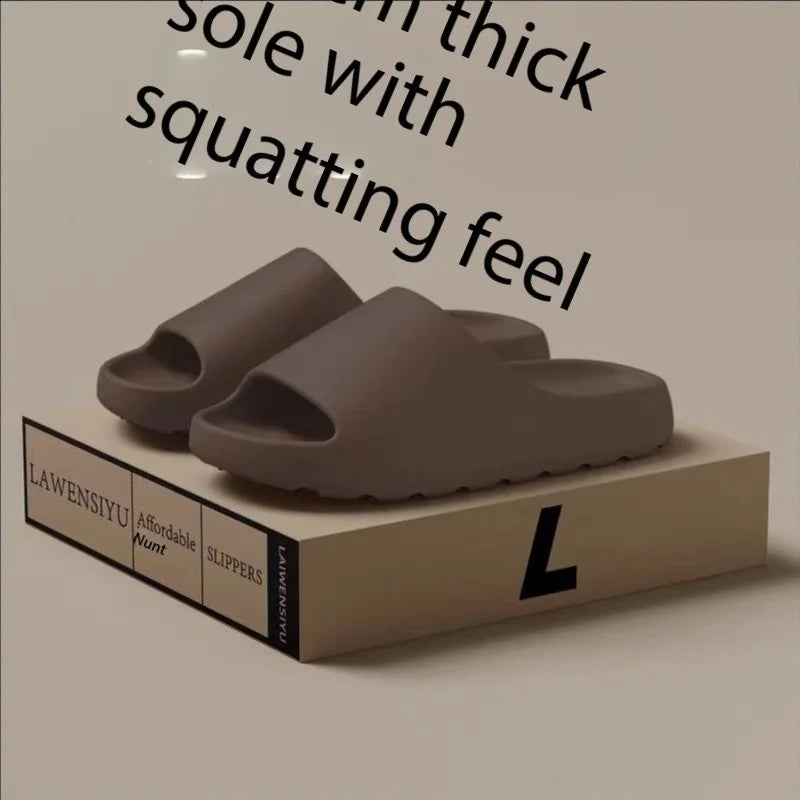 Coconut Slippers Feel like Stepping on Shit Thick-soled Sandals Summer New Non-slip Wearing Sandals