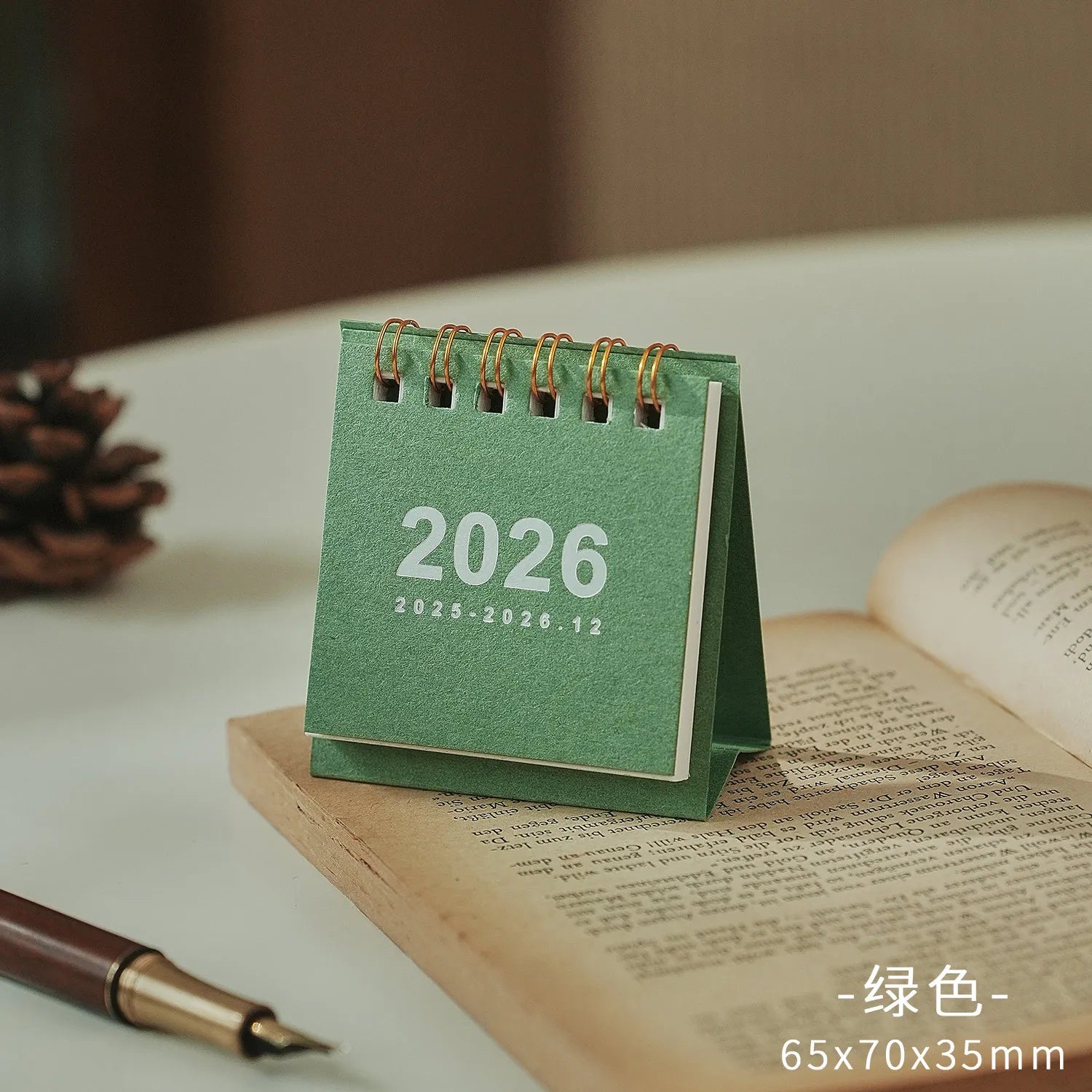 Mini 2026 Calendar Office School Supplies Calendar Desk Calendar monthly Planner Desk Accessories Decor Record Office Stationery