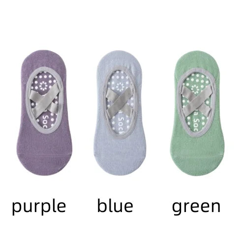 Pilates Yoga Socks Non-Slip Woman Socks Sports Fitness Silicone Breathable Summer Bandage Dance Ballet Solid Cycling Running