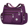 Multi layer leisure multifunctional men's and women's crossbody bag fabric bag fashion Oxford shoulder bag