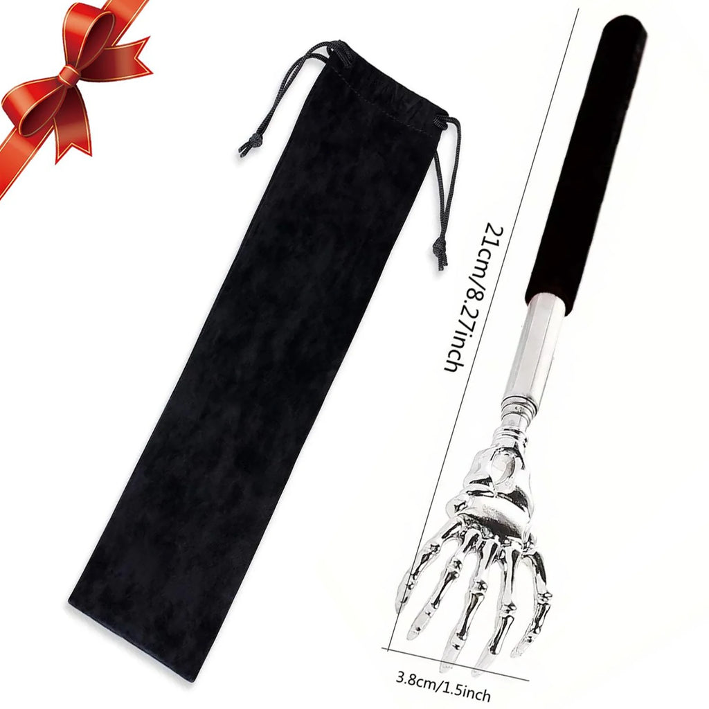 Stainless Steel Back Scratcher Telescopic Scratching Massager Extendable Itch Old Man Happy Health Products Hackle Handicrafts