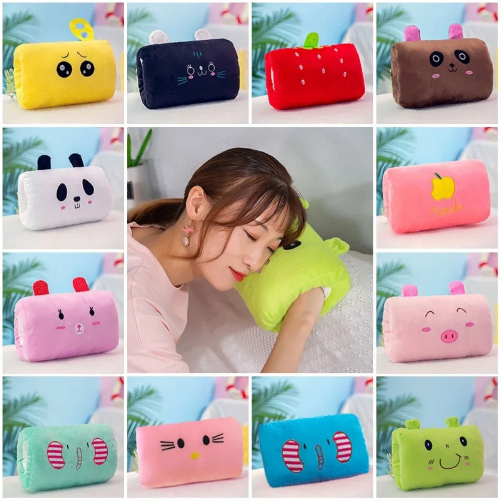 Creative Hand Warming Pillow Nap Pillow Cushion Plush Toys Travel Essentials Children's Day Gifts Sleeping Pillows Home Textile