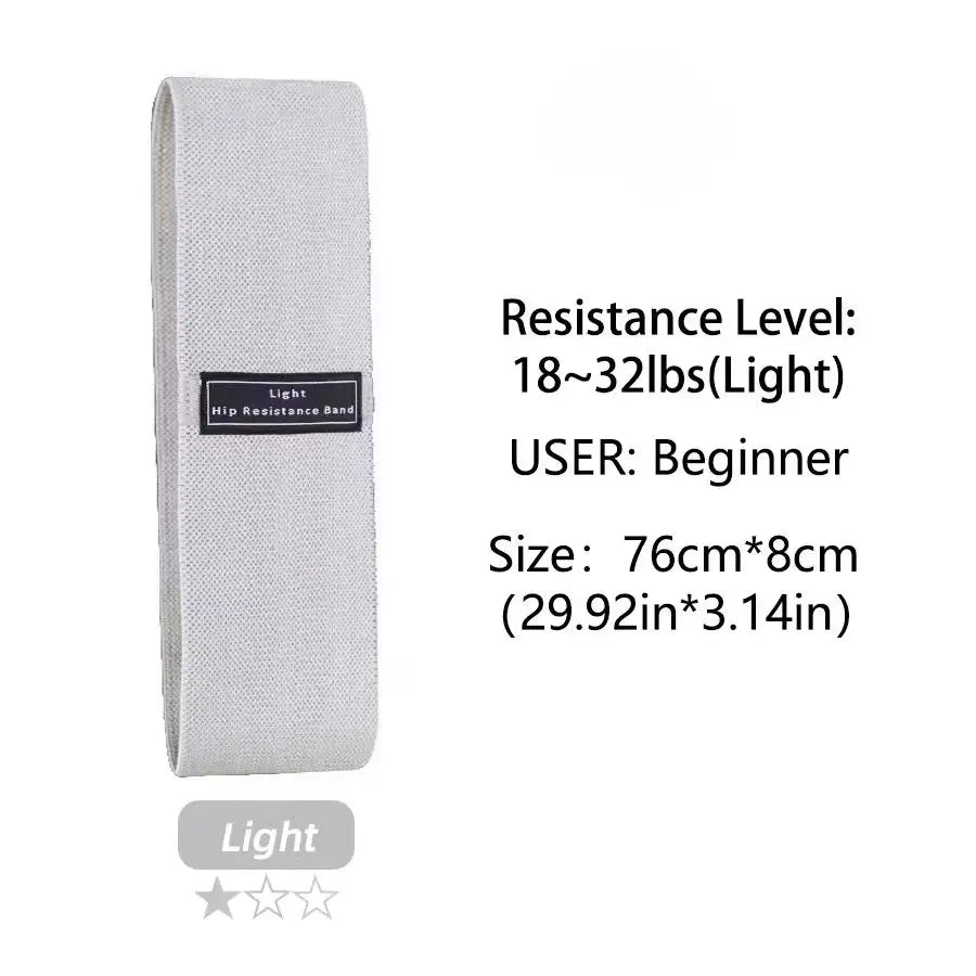 Basic Fabric Resistance Bands, Hip Glute Thigh Workout Loop Bands for Squats Yoga Gym Fitness