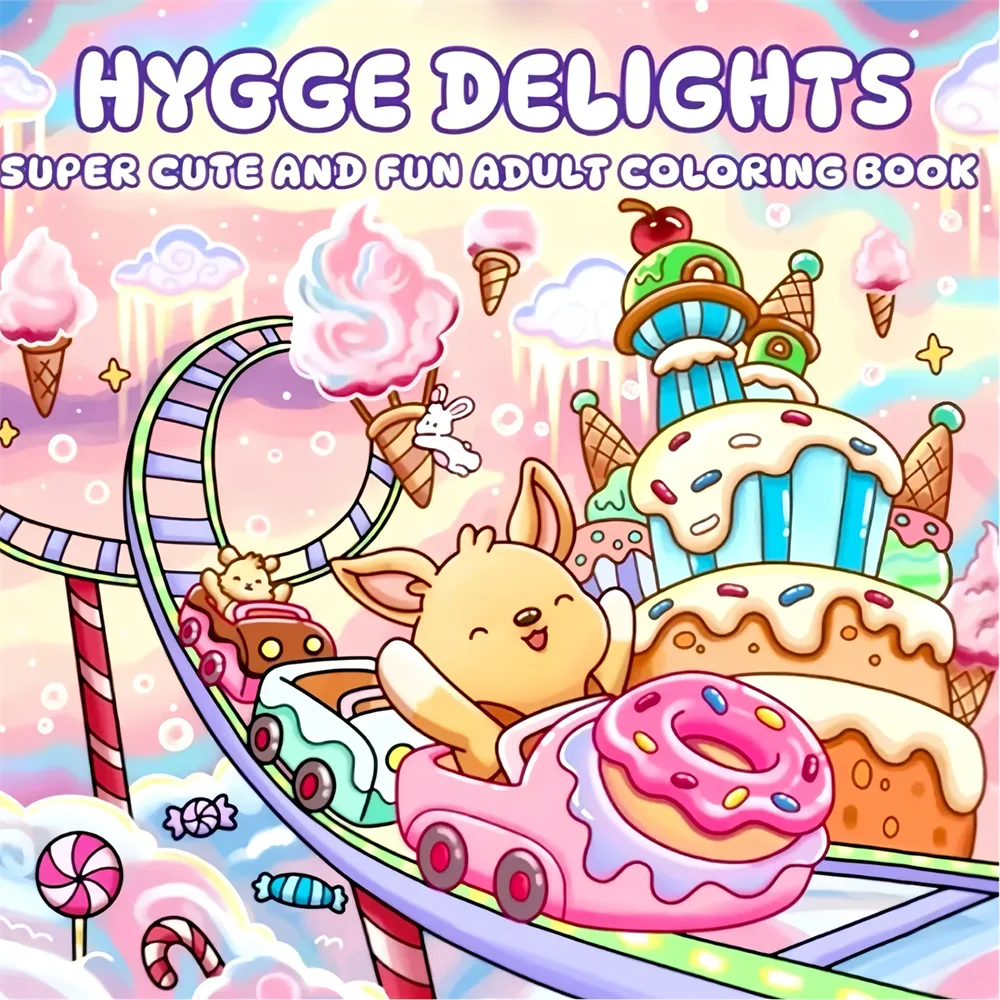 Cozy Japan: Cute Coloring Book for Adults and Teens with Charming Characters and Delightful Japanese Scenes for Relaxation
