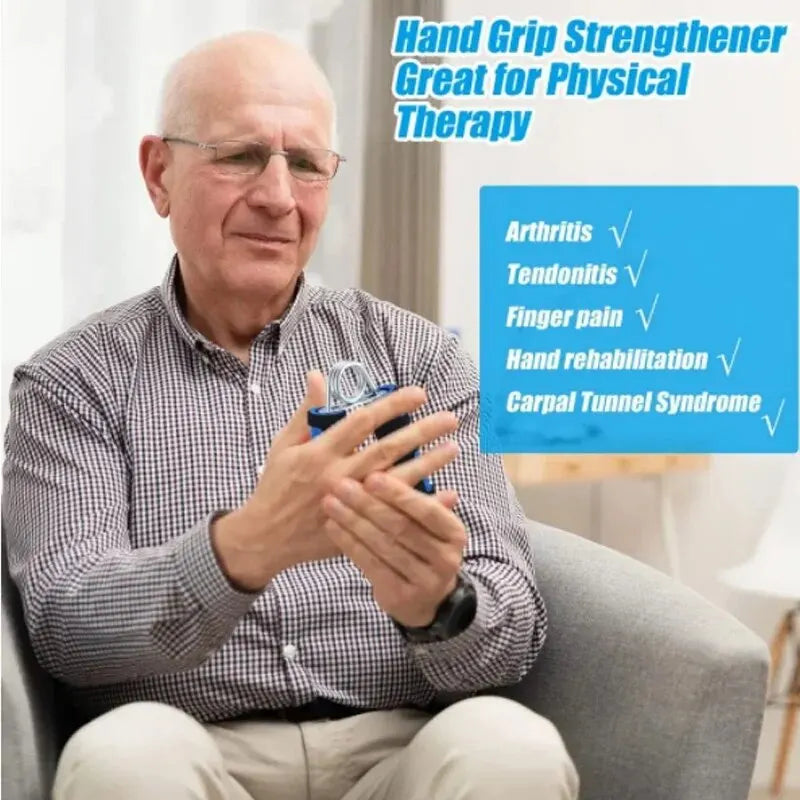 Spring Hand Grip Finger Strength Trainer A-shaped Foam Wrist Grippers Carpal Expander Hand Arm Muscle Exercise Heavy Gym Tool