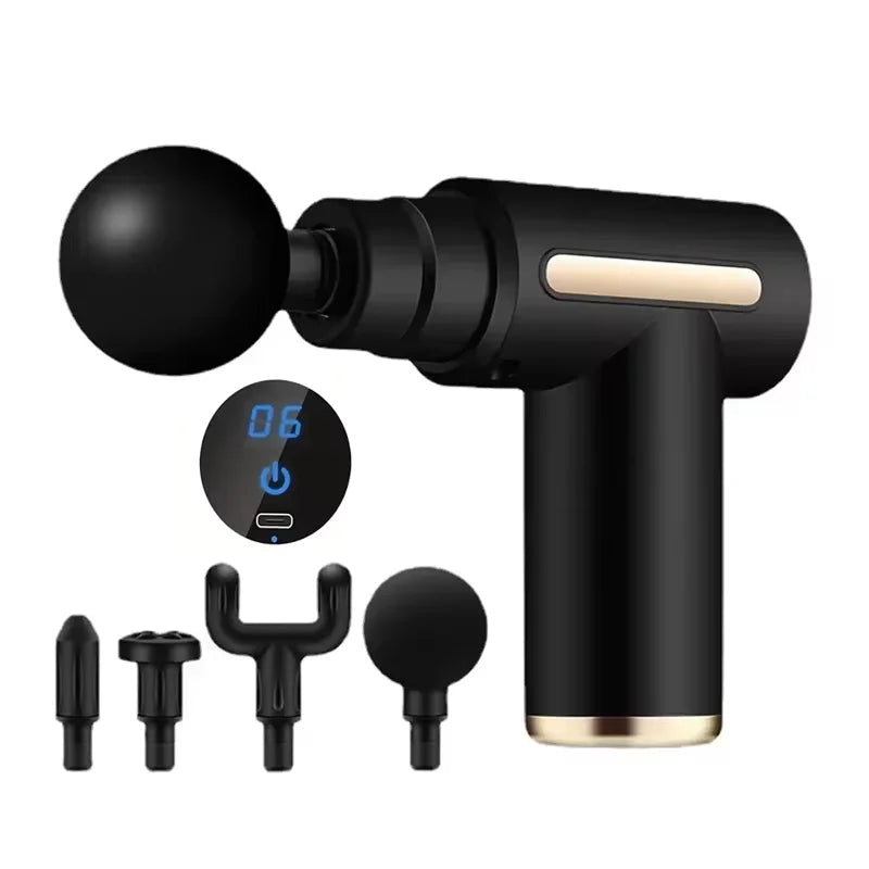 Fascial Machine Muscle Relaxation USB Mini Massage Gun Vibration Gun Massage Fitness Equipment Neck Grasping Fascia Gun