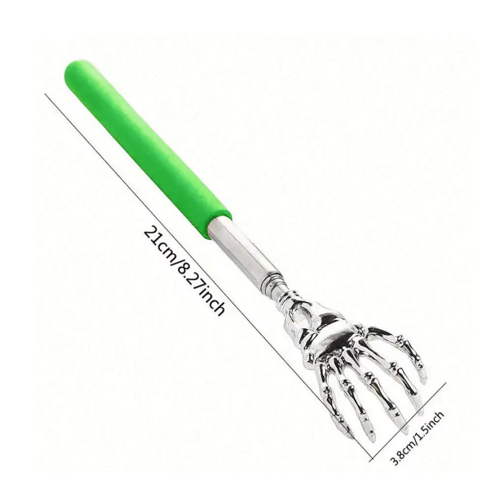 Stainless Steel Back Scratcher Telescopic Scratching Massager Extendable Itch Old Man Happy Health Products Hackle Handicrafts