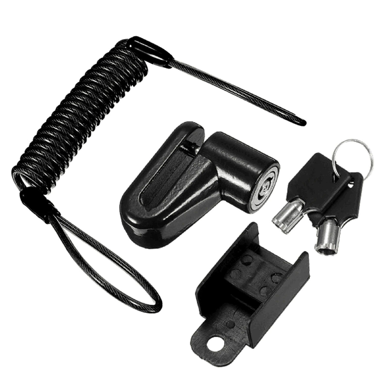 Antitheft Steel Wire Lock Disc Brakes Wheel Locker Replacement for Xiaomi Mijia M365 Electric Scooter