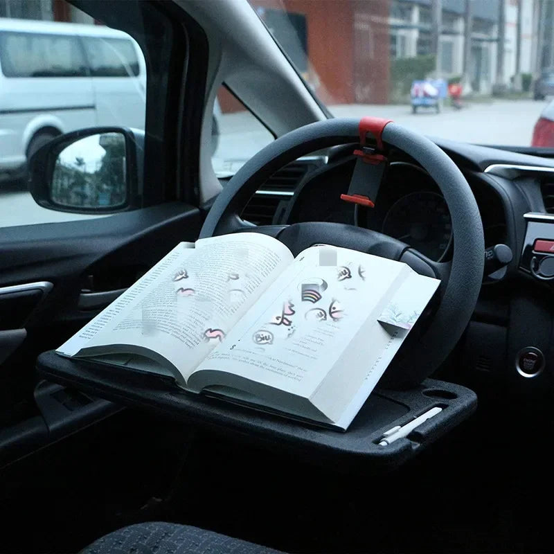 Universal Car Table Steering Wheel Eat Work Cart Drink Coffee Holder Tray Laptop Computer Desk Stand Seat Table car accesory
