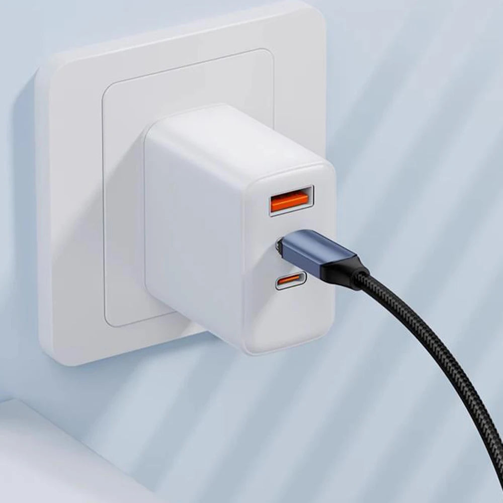 100W 1m/2m Type C to Type C PD Fast Charging Quick Charger USB C to USB C Display Cable For Xiaomi POCO Huawei Data Cord Wire