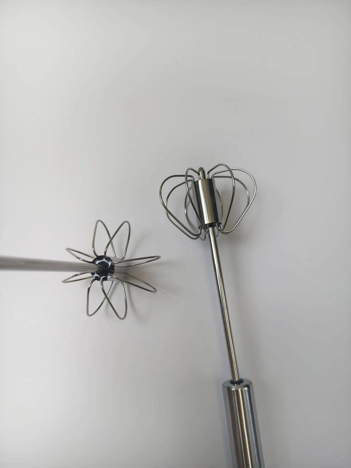 Baking Tool Whisk Stainless Steel Thickened Mixer Semi-Automatic Egg Beater Manual Mini Silicone Whisk
