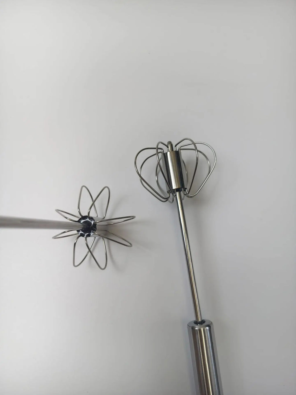 Baking Tool Whisk Stainless Steel Thickened Mixer Semi-Automatic Egg Beater Manual Mini Silicone Whisk