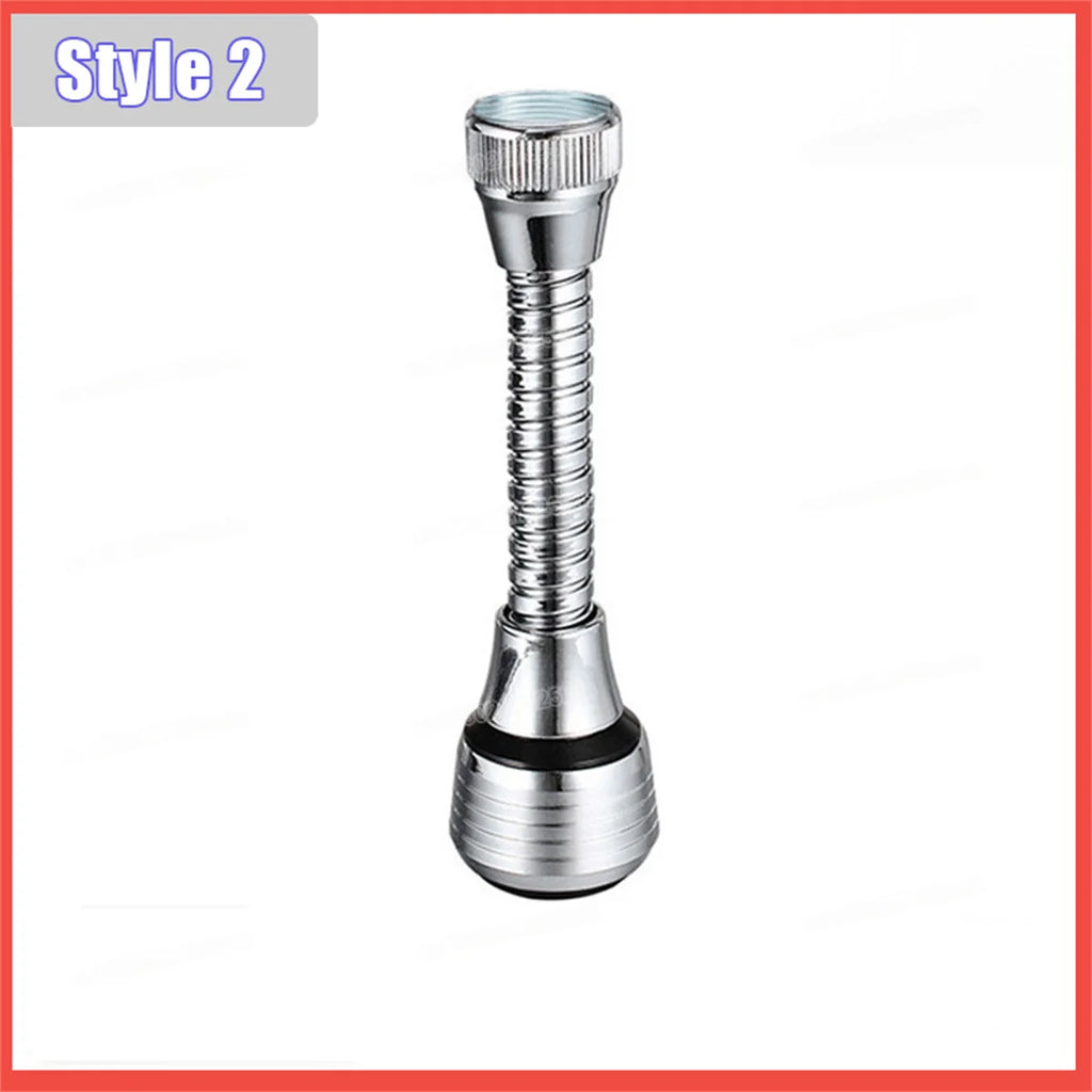 360 Degree Rotatable 2/3 Mode Faucet Extender Water Saving Bubbler Nozzle Adapter for Kitchen & Bathroom Home Faucet Accessories