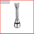360 Degree Rotatable 2/3 Mode Faucet Extender Water Saving Bubbler Nozzle Adapter for Kitchen & Bathroom Home Faucet Accessories