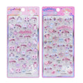Jelly Sticker Toy DIY Crystal Decoration 3D Sticker Sanrio Hellokitty Black Beauty Melody Animation Theme Children’s Art Craft