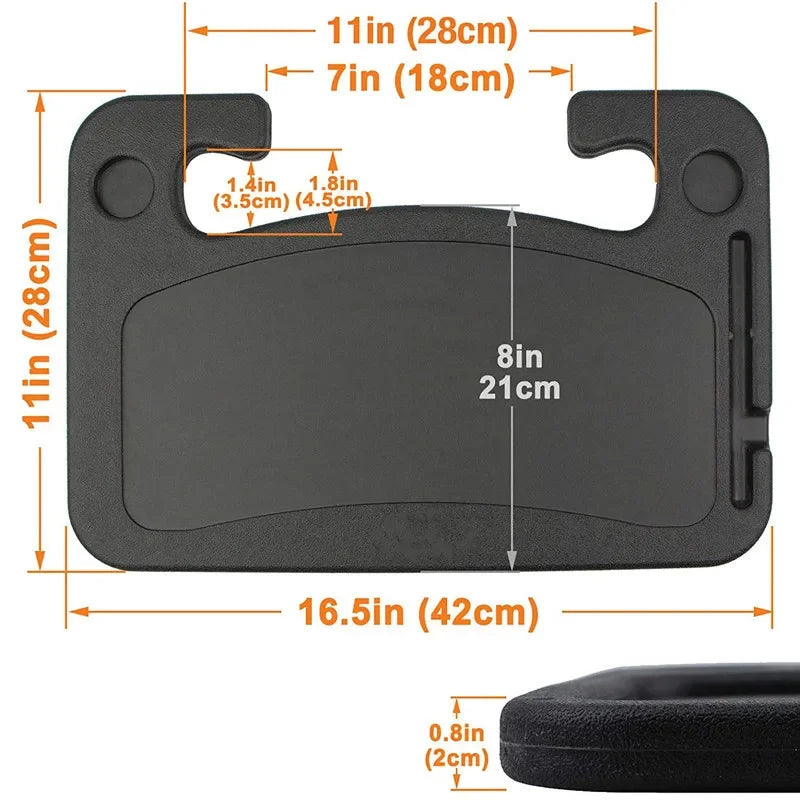 Universal Car Table Steering Wheel Eat Work Cart Drink Coffee Holder Tray Laptop Computer Desk Stand Seat Table car accesory