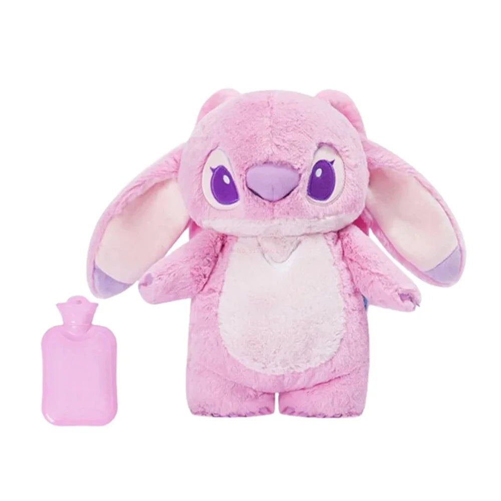 Anime Hobby Stitch Winter Extra Large Plush Hot Water Bottle Women's Home Water Filling Hand Warmer Gift for Girlfriend