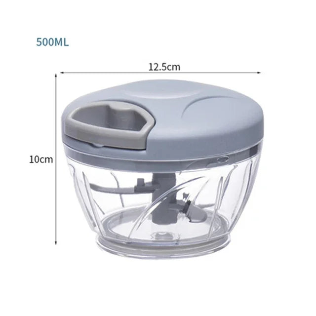 Kitchen Householde Manual Garlic Press Multi-function Grinding Chopper Food Vegetables Cutter Meat Kitchen Gadgets Masher Tool