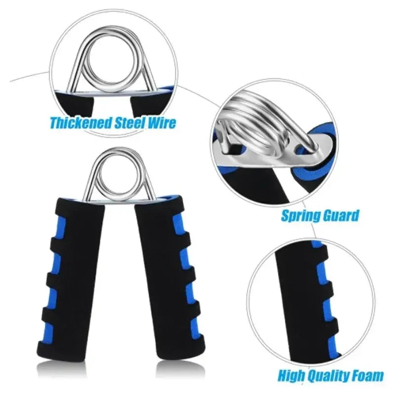 Spring Hand Grip Finger Strength Trainer A-shaped Foam Wrist Grippers Carpal Expander Hand Arm Muscle Exercise Heavy Gym Tool