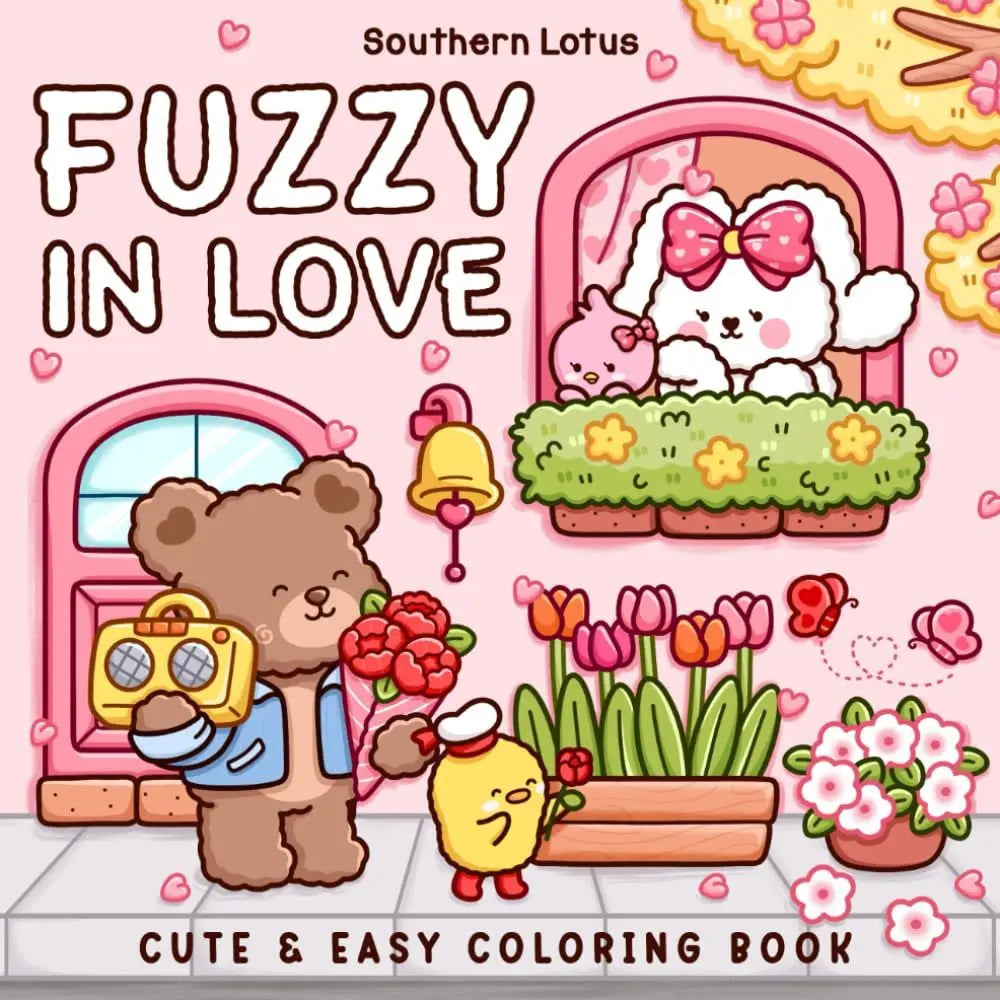 Cozy Japan: Cute Coloring Book for Adults and Teens with Charming Characters and Delightful Japanese Scenes for Relaxation
