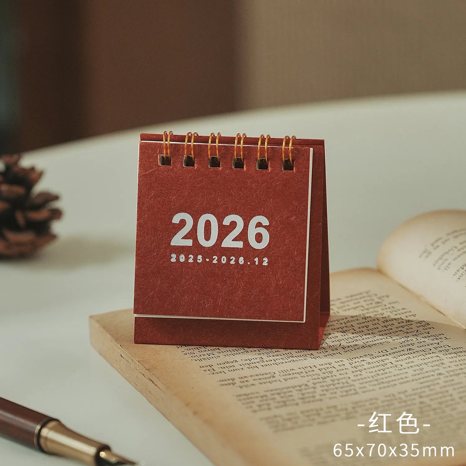 Mini 2026 Calendar Office School Supplies Calendar Desk Calendar monthly Planner Desk Accessories Decor Record Office Stationery