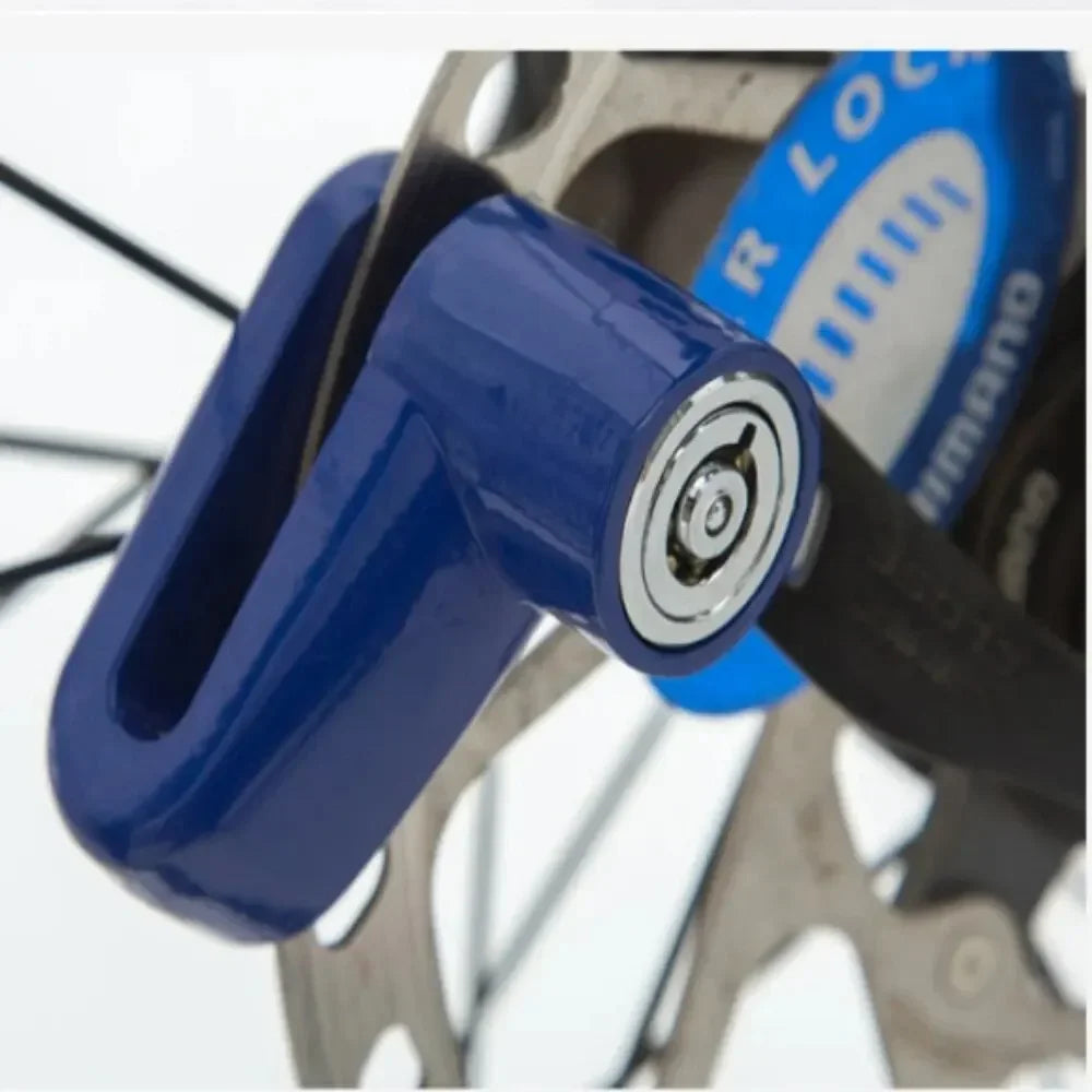 Anti-theft Lock Electric Scooter Disc Brake Lock with Steel Wire Bicycle Mountain Bike Motorcycle Disc Lock Safety Theft Protect